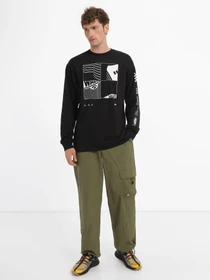 Худи и свитшоты Vans Transfixed модель VN0007V1BLK1 Фото