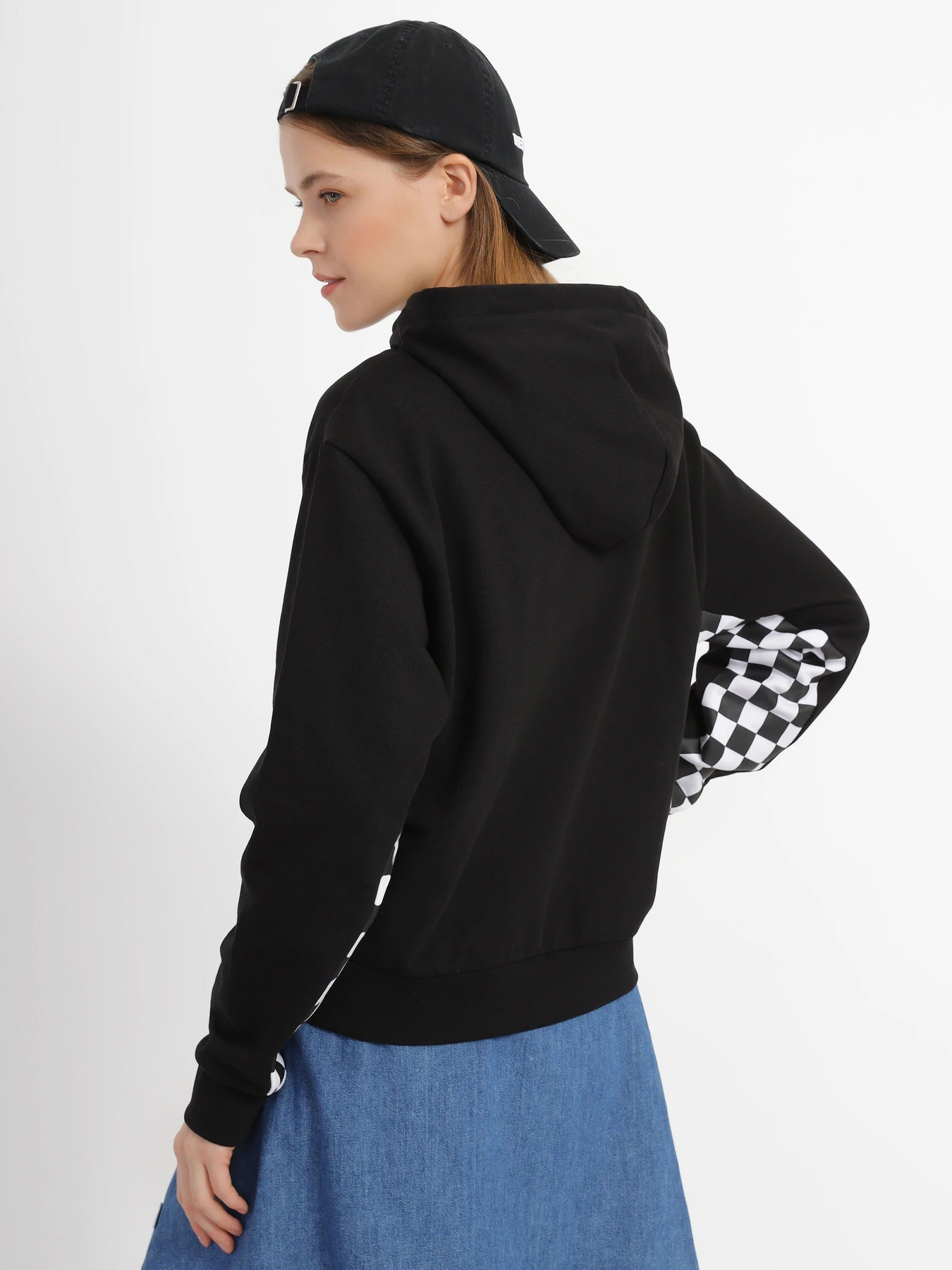 Худі та світшоти Vans Boom Boom Check модель VN00045DBLK1 Худі та світшоти Vans Boom Boom Check модель VN00045DBLK1 Фото