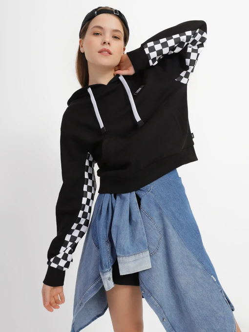 Худи и свитшоты Vans Boom Boom Check модель VN00045DBLK1 Фото