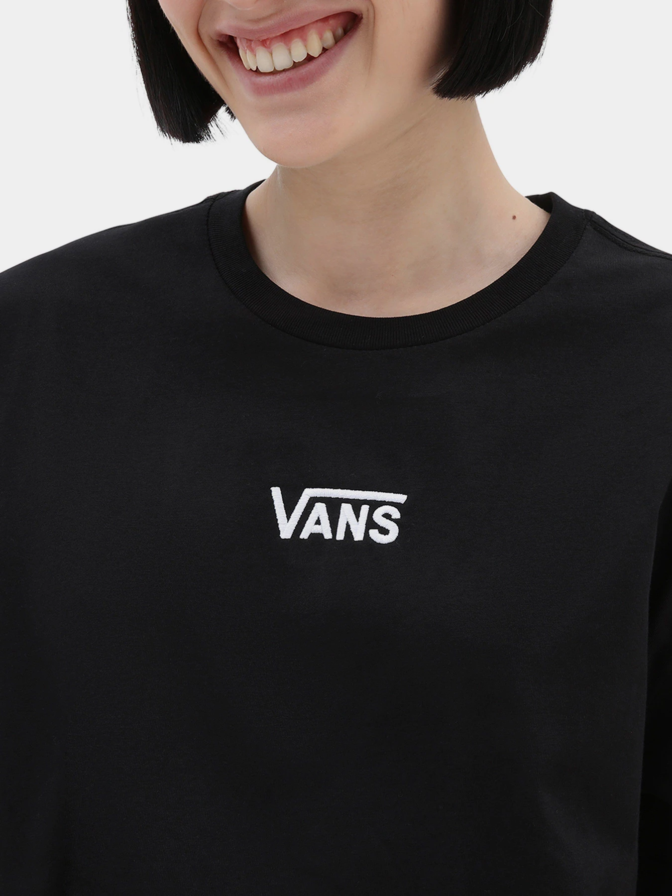 Футболки і поло Vans Flying V Oversized модель VN0A7YUTBLK1 Футболки і поло Vans Flying V Oversized модель VN0A7YUTBLK1 Фото