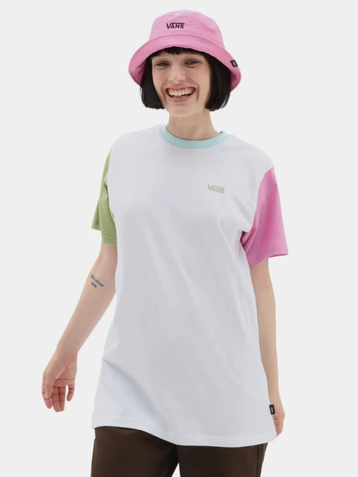 Футболки и поло Vans Left Chest Colorblock модель VN0A7RSQBS01 Фото