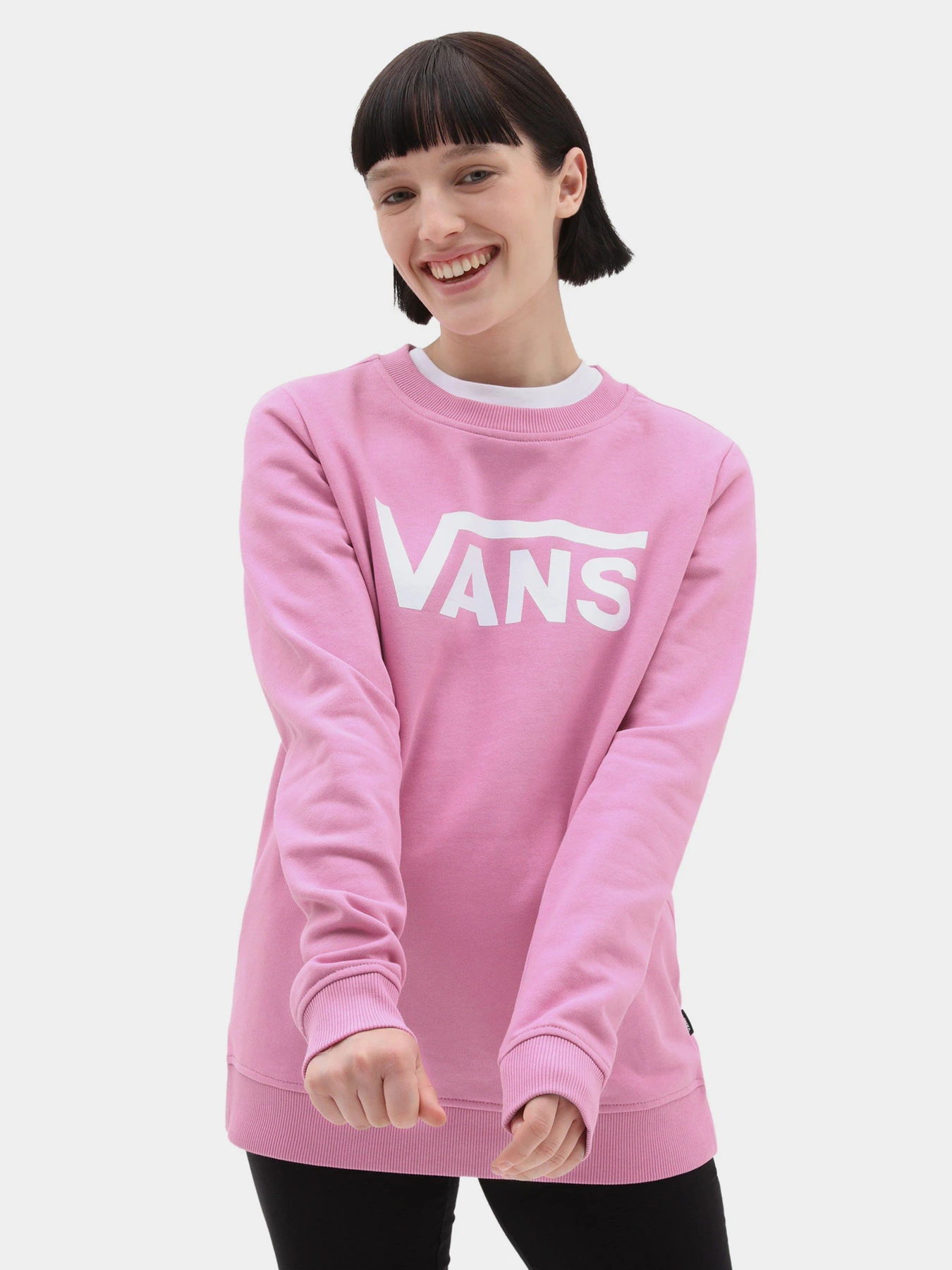 Худі та світшоти Vans Classic V Crew модель VN0A4S97BLH1 Худі та світшоти Vans Classic V Crew модель VN0A4S97BLH1 Фото