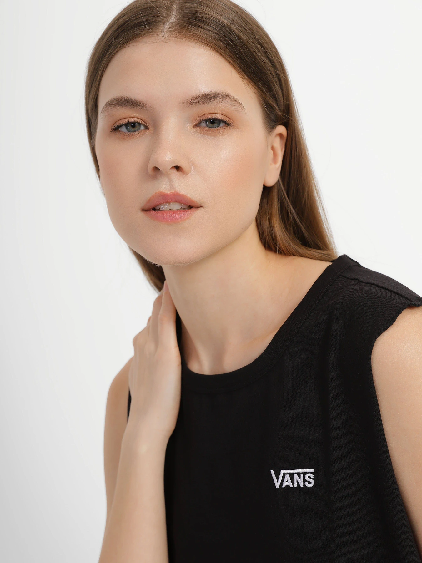 Футболки і поло Vans Junior V Muscle модель VN0A4DNGBLK1 Футболки і поло Vans Junior V Muscle модель VN0A4DNGBLK1 Фото