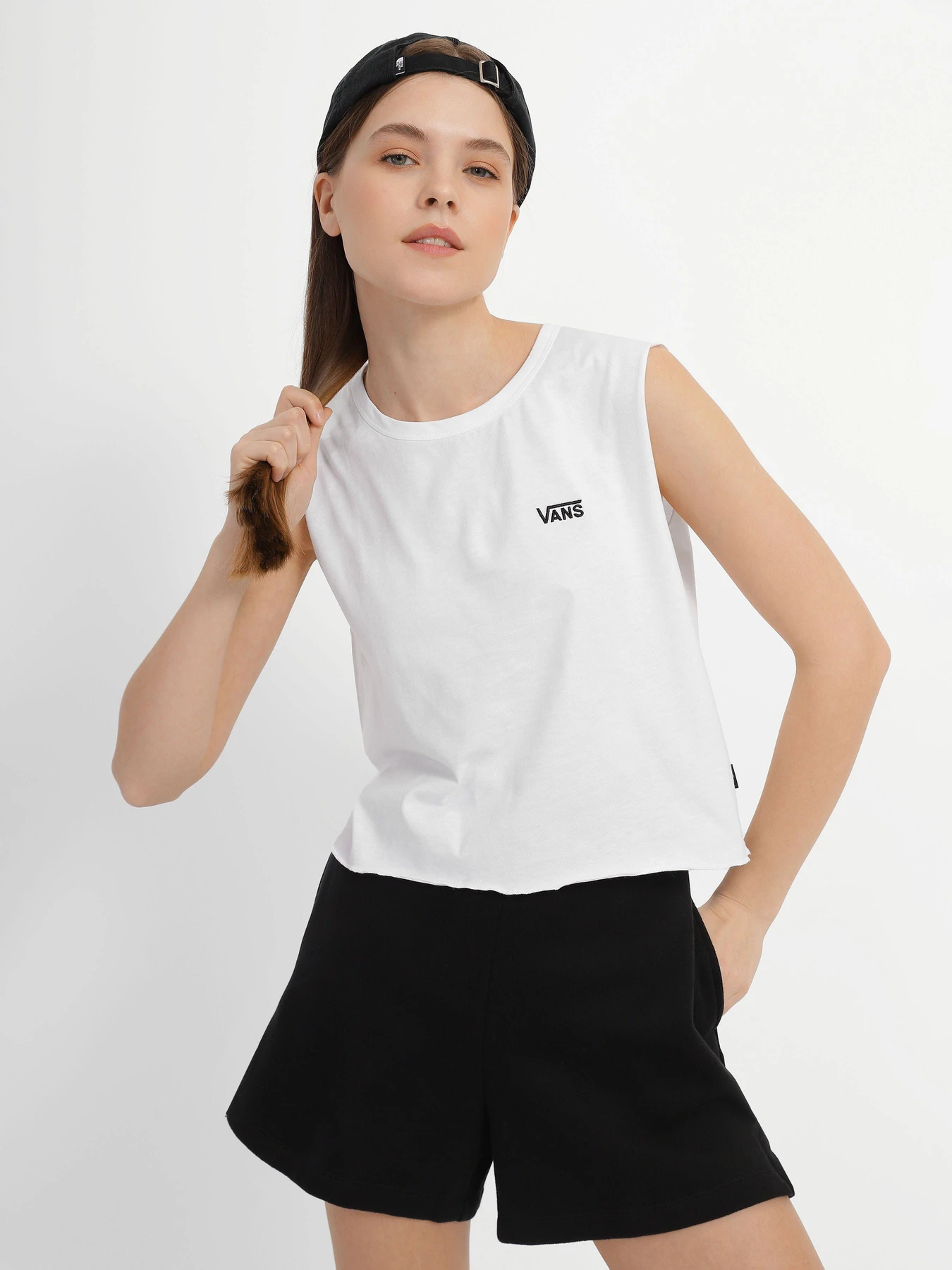 Футболки і поло Vans Junior V Muscle модель VN0A4DNGWHT1 Футболки і поло Vans Junior V Muscle модель VN0A4DNGWHT1 Фото