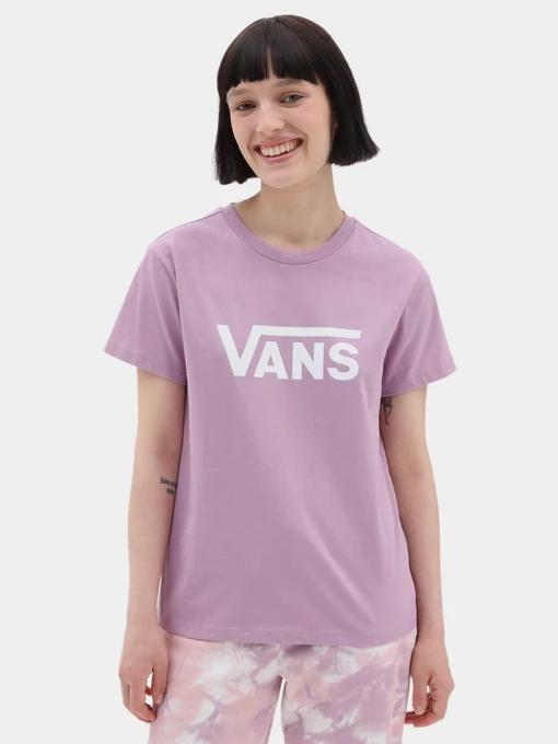 Футболки и поло Vans Wm Drop V Ss Crew-B модель VN0A5HNMBE91 Фото