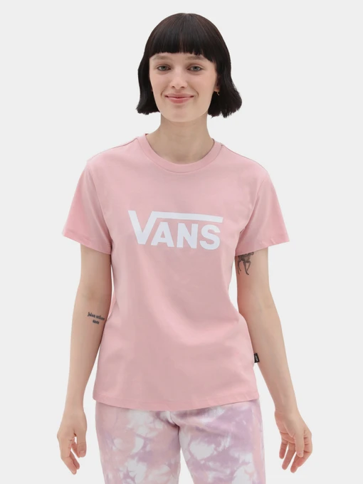 Футболки и поло Vans Wm Drop V Ss Crew-B модель VN0A5HNMBEB1 Фото