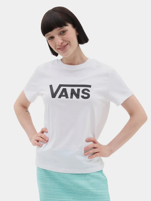 Футболки и поло Vans Wm Drop V Ss Crew-B модель VN0A5HNMYB21 Фото