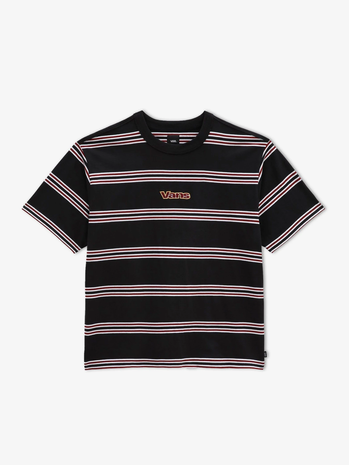 Футболки и поло Vans Wardman Stripe модель VN000060BLK1 Футболки и поло Vans Wardman Stripe модель VN000060BLK1 Фото