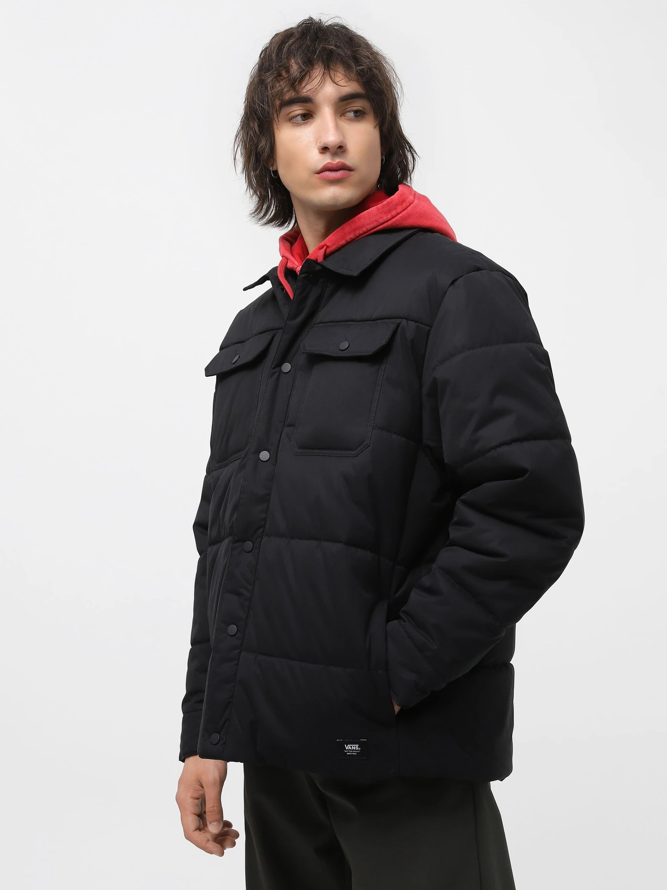 Куртки та дублянки Vans Davis Puffer MTE-1 модель VN0008JEBLK1 Фото