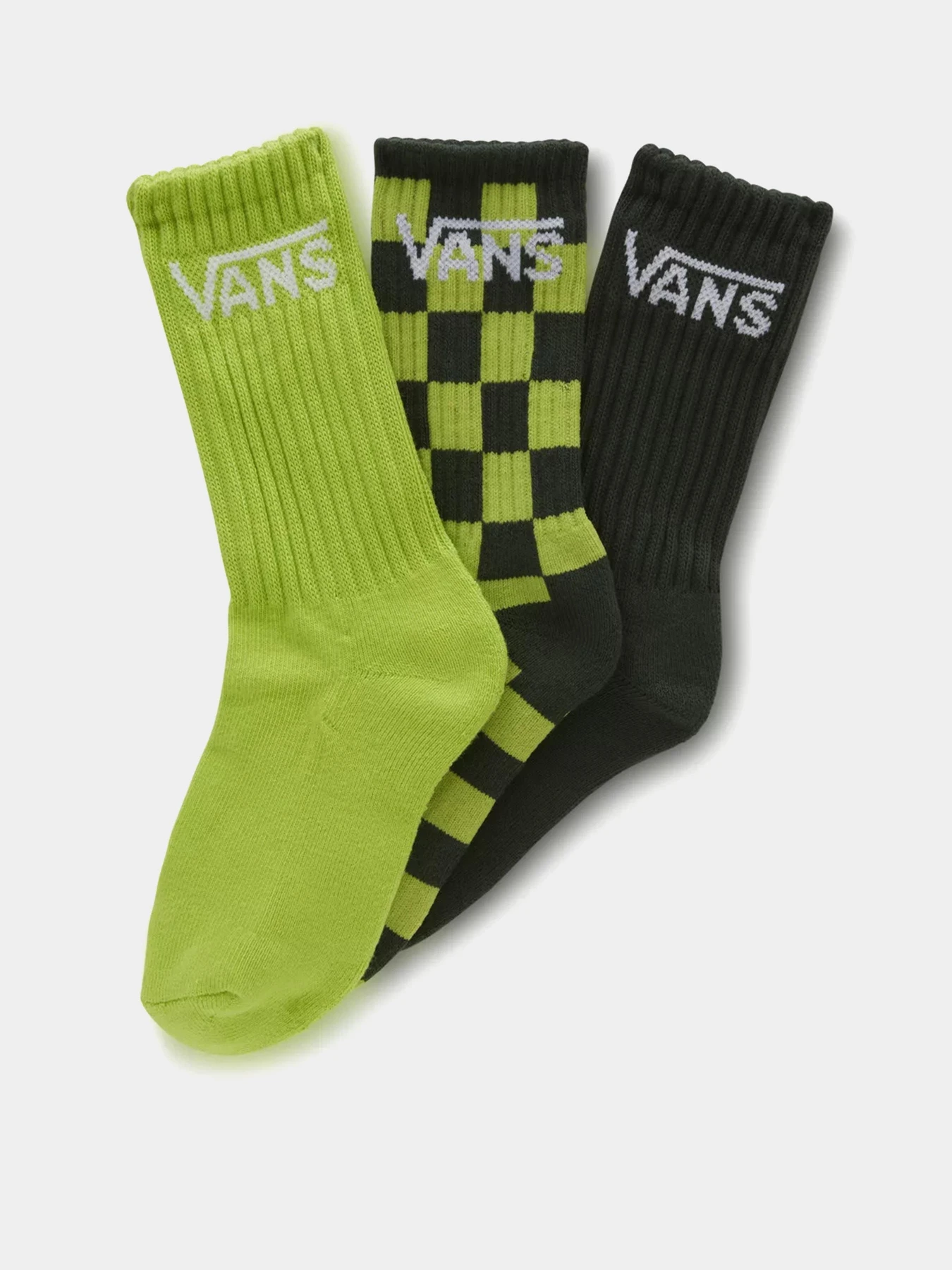 Носки и гольфы Vans Classic Crew Sock 3-Pack модель VN000YBRCAX1 Носки и гольфы Vans Classic Crew Sock 3-Pack модель VN000YBRCAX1 Фото