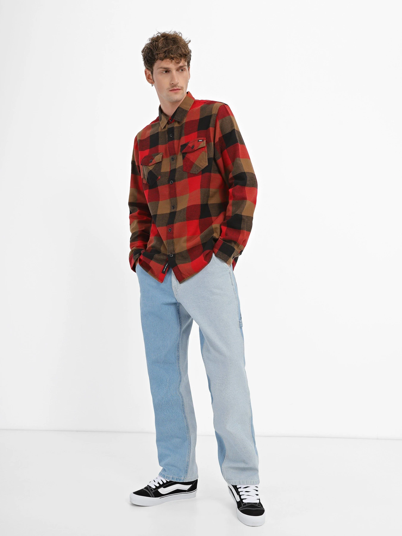 Рубашки Vans Box Flannel модель VN000JOGCBA1 Рубашки Vans Box Flannel модель VN000JOGCBA1 Фото