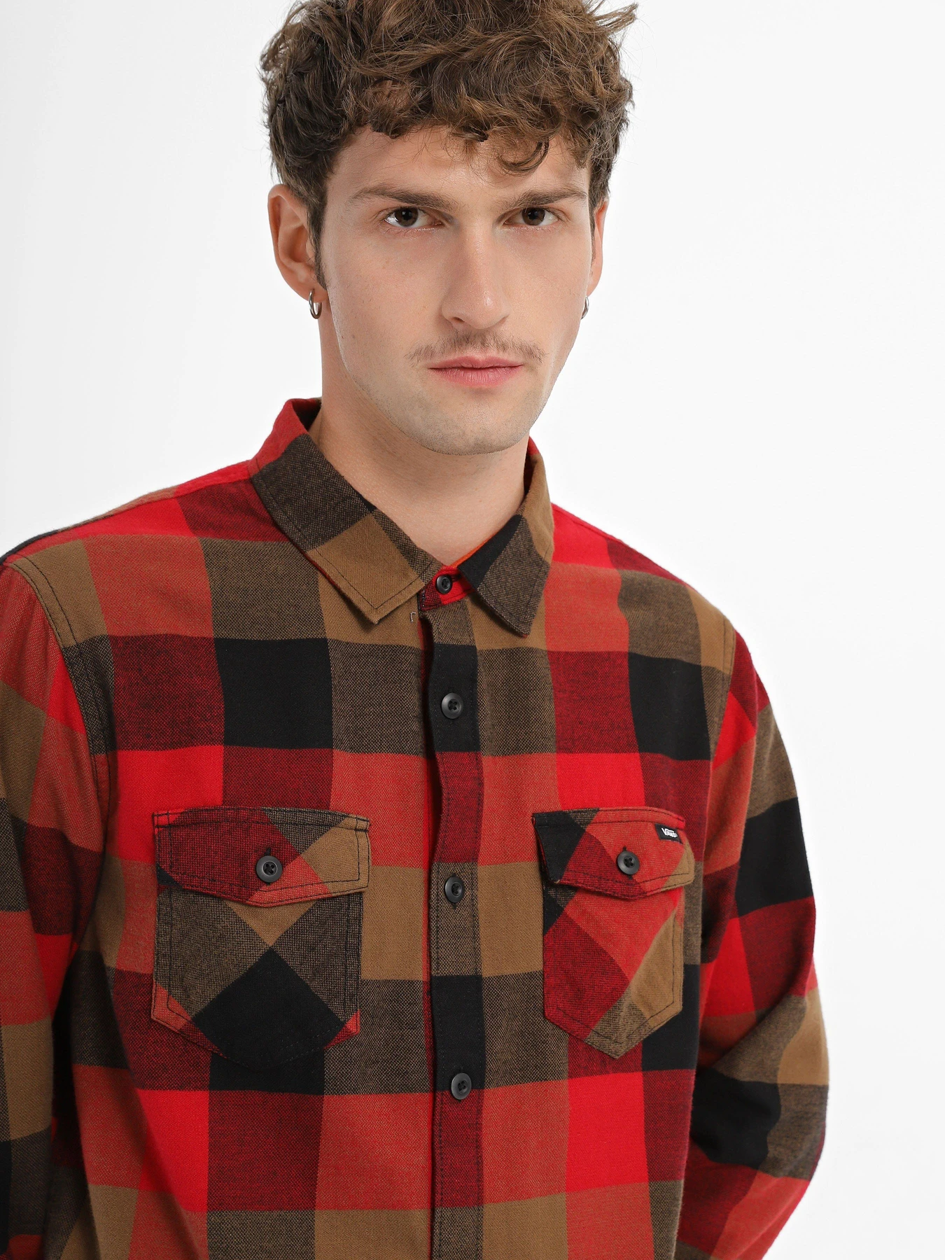 Рубашки Vans Box Flannel модель VN000JOGCBA1 Рубашки Vans Box Flannel модель VN000JOGCBA1 Фото