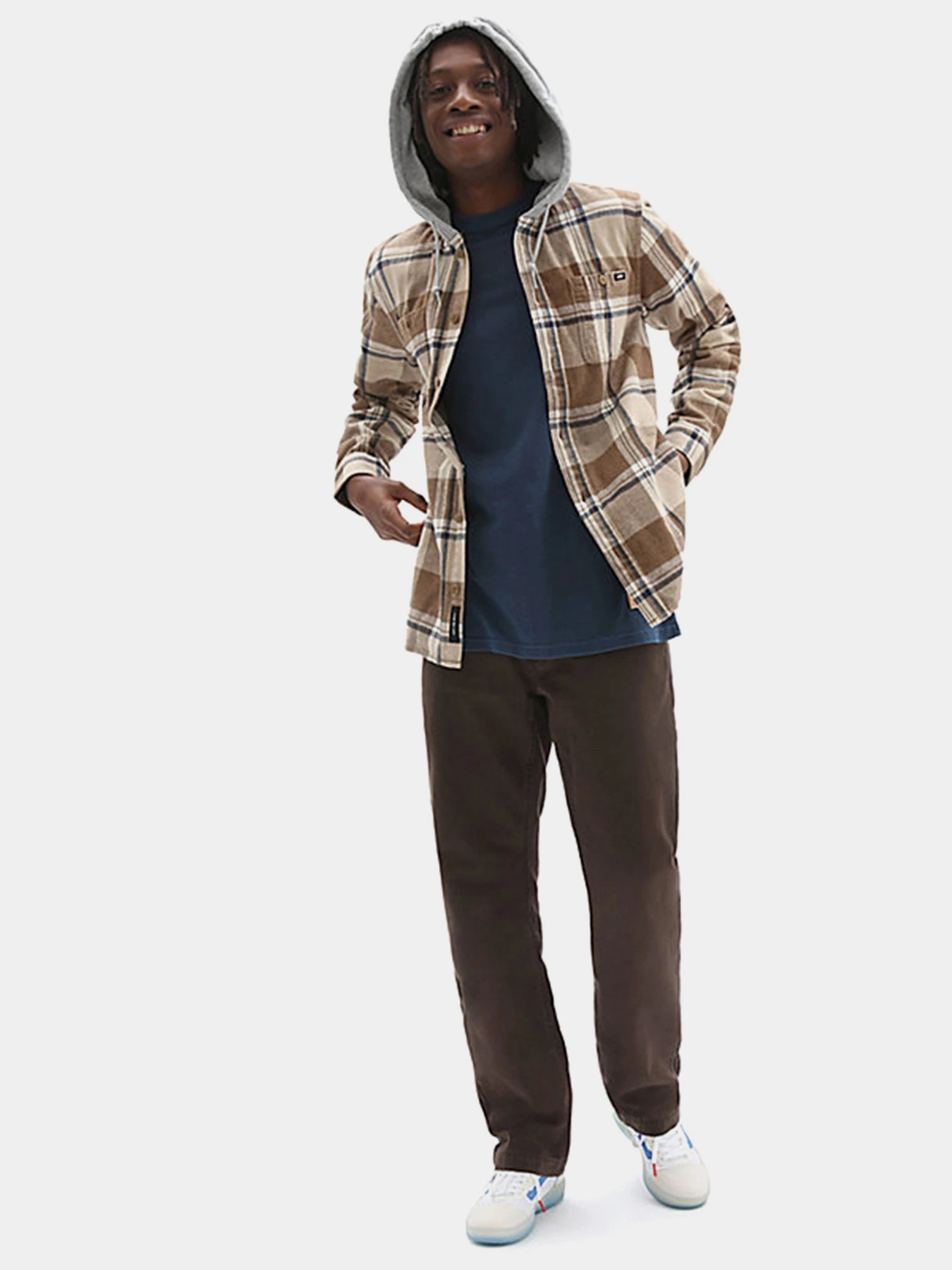 Рубашки Vans Lopes Hooded модель VN000YE6DZ91 Рубашки Vans Lopes Hooded модель VN000YE6DZ91 Фото