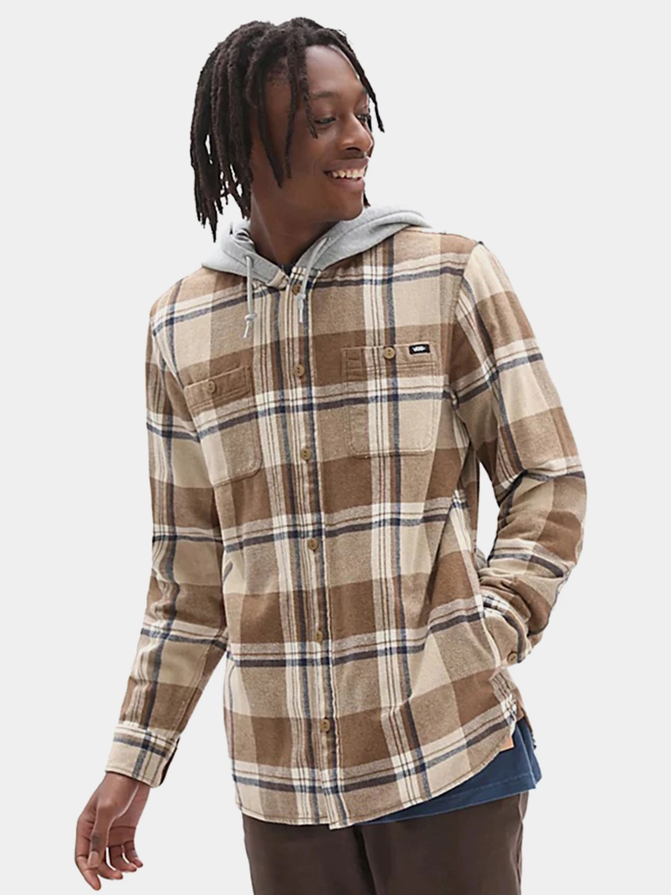 Рубашки Vans Lopes Hooded модель VN000YE6DZ91 Рубашки Vans Lopes Hooded модель VN000YE6DZ91 Фото