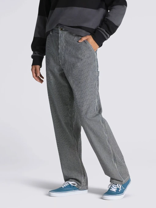 Брюки Vans Drill Chore Loose Tapered Carpenter Hickory Stripe модель VN0008NCIND1 Фото