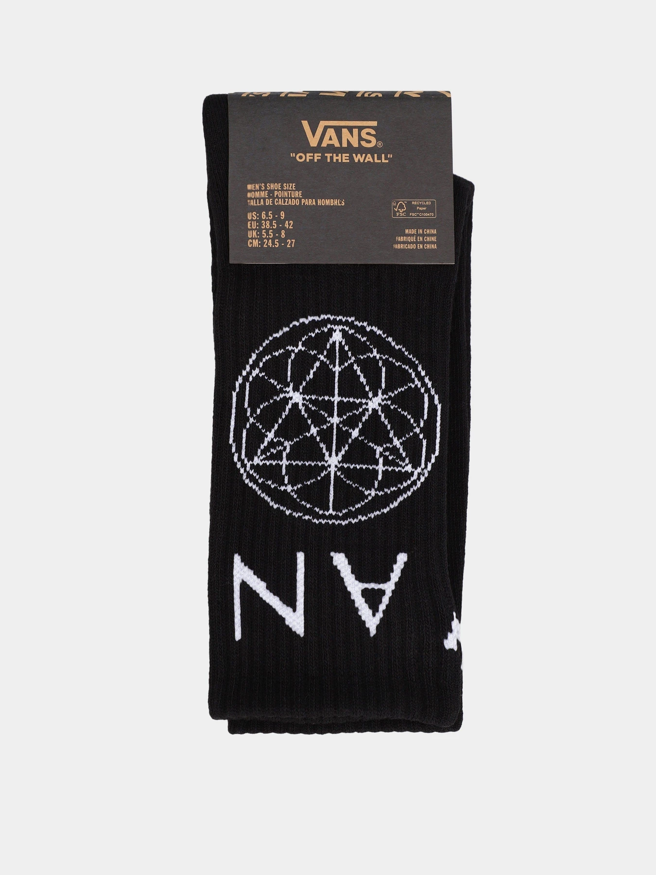 Носки и гольфы Vans Off The Wall Perris & Dennis модель VN00062CBLK1 Носки и гольфы Vans Off The Wall Perris & Dennis модель VN00062CBLK1 Фото