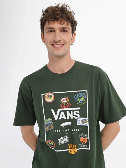 Футболки и поло Vans Print Box модель VN0A5E7YCBP1 Фото