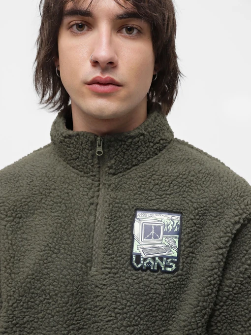 Худи и свитшоты Vans Martin Sherpa Q Zip Sherpa Fleece модель VN00069BKCZ1 Фото