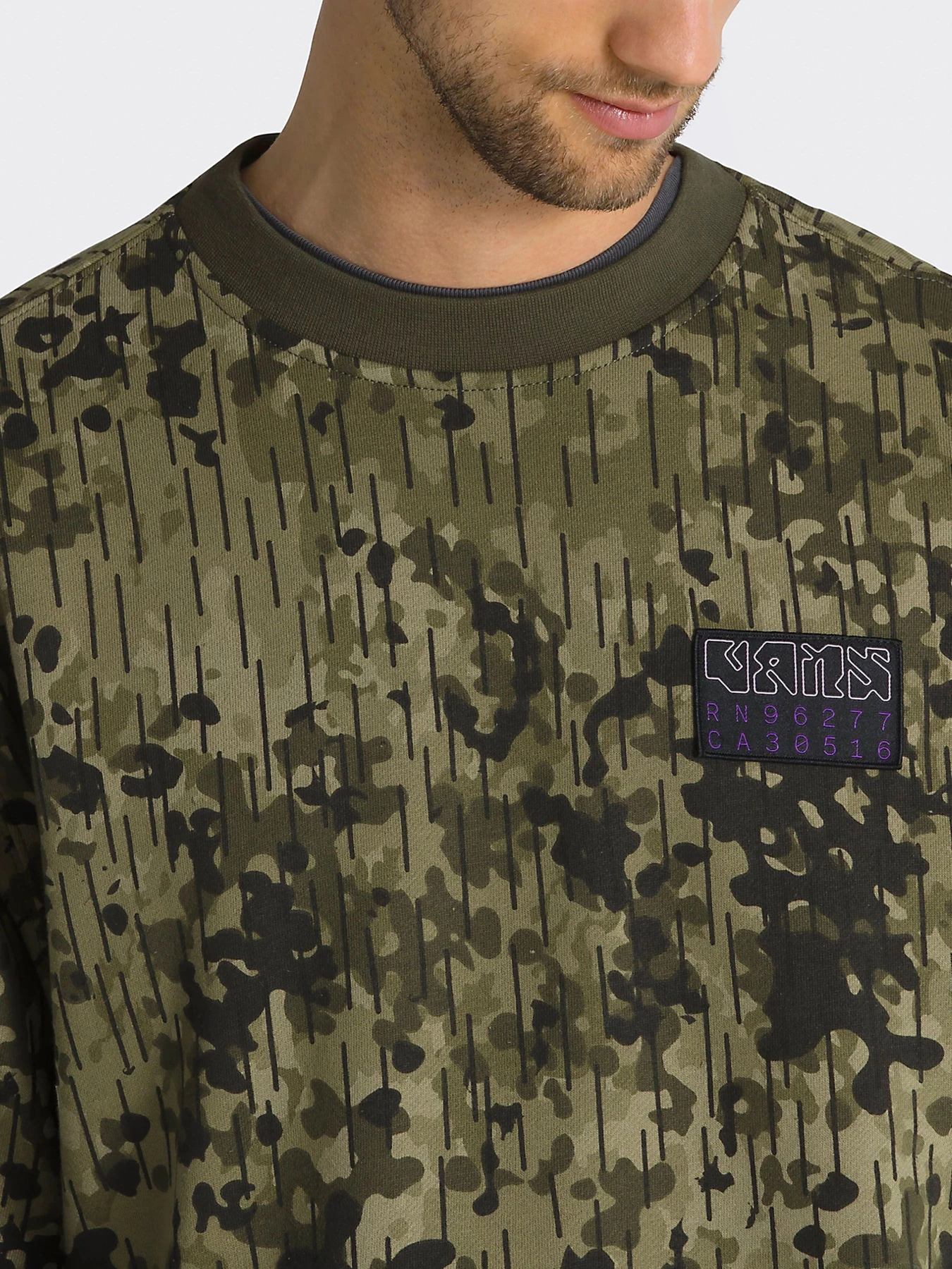 Худі та світшоти Vans Rain Camo Crew модель VN0008UKCBI1 Худі та світшоти Vans Rain Camo Crew модель VN0008UKCBI1 Фото