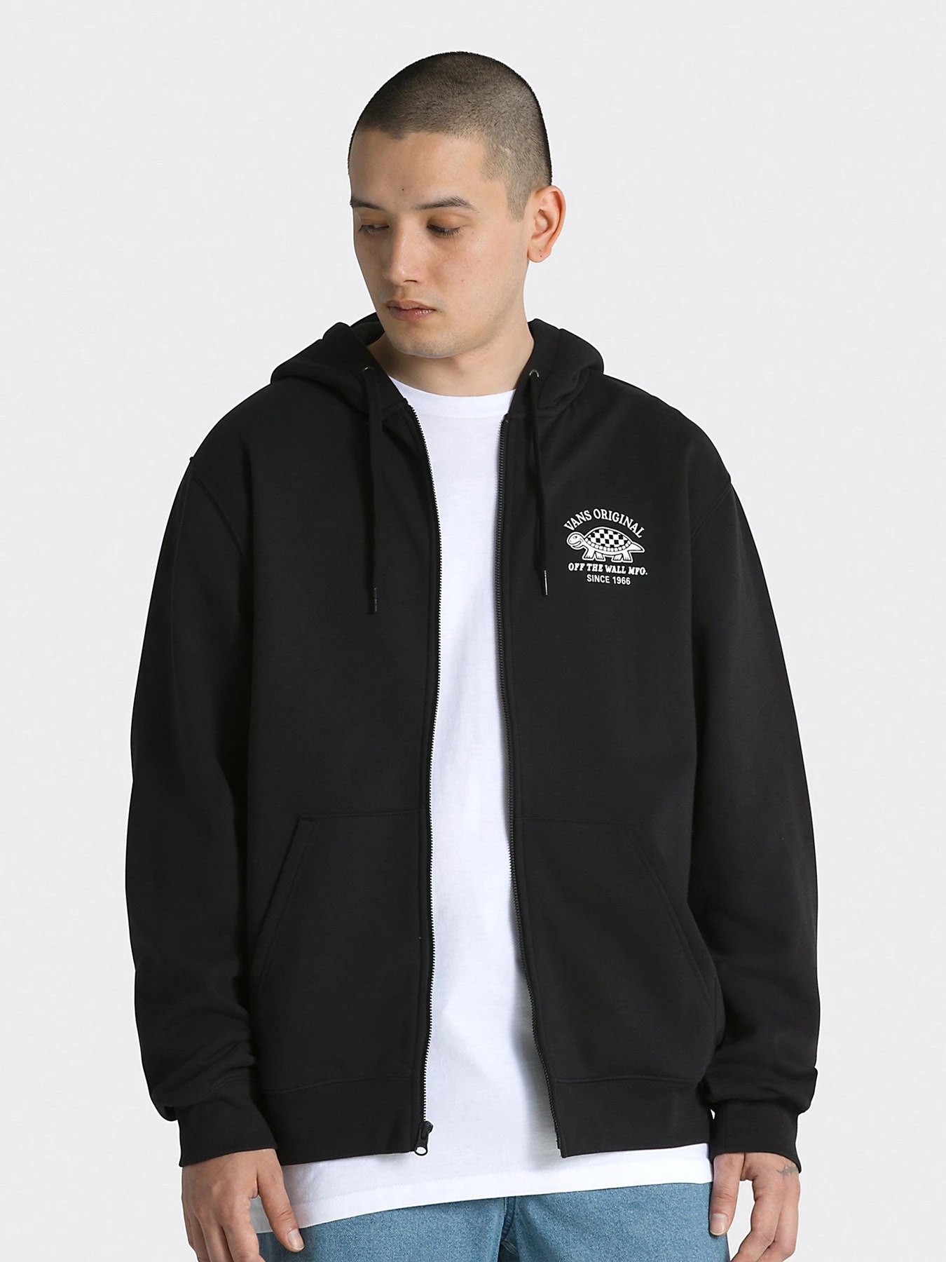 Худи и свитшоты Vans Speed Racer Full Zip модель VN0008J1BLK1 Худи и свитшоты Vans Speed Racer Full Zip модель VN0008J1BLK1 Фото