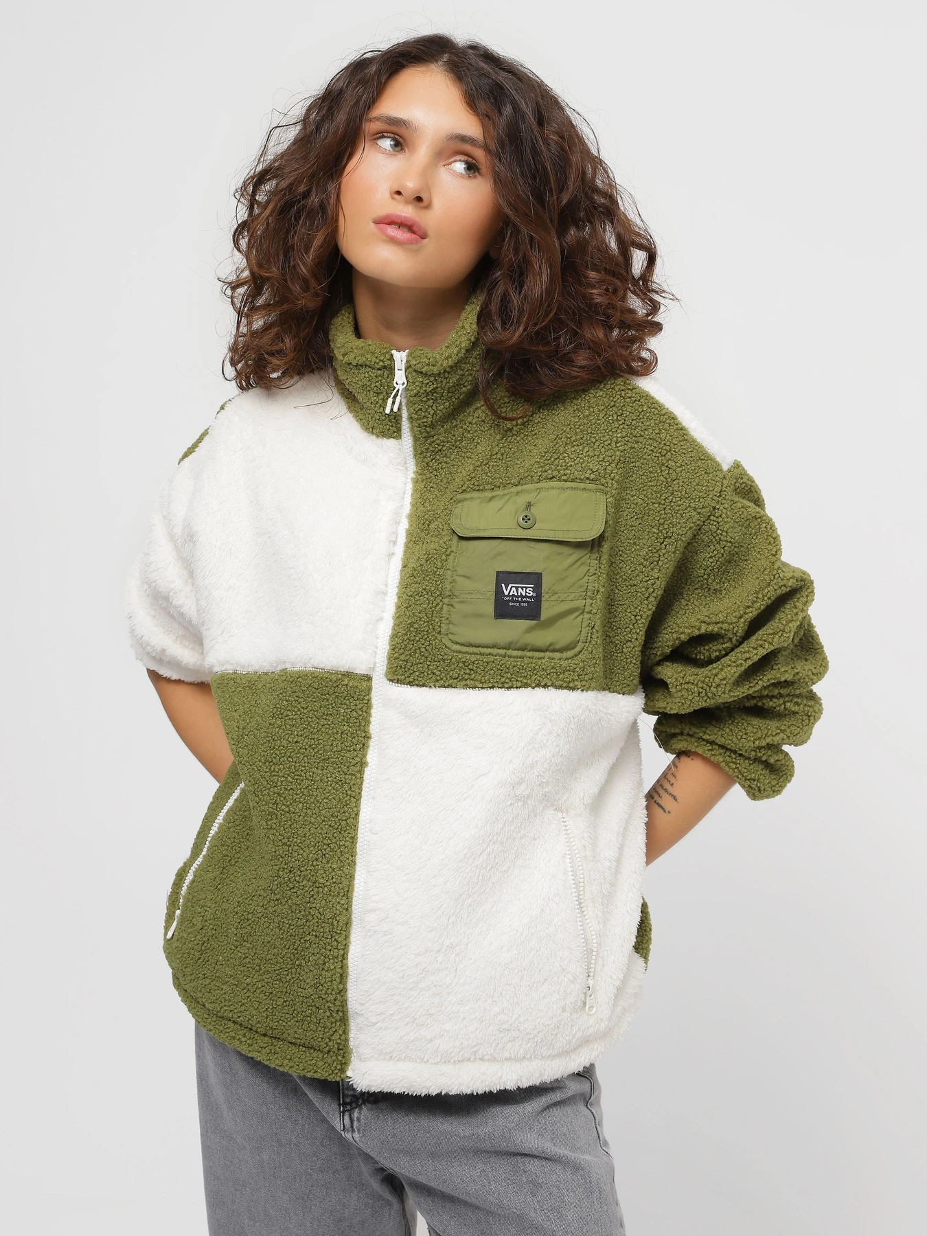 Худі та світшоти Vans Speed Racer Full Zip модель VN00043FC891 Худі та світшоти Vans Speed Racer Full Zip модель VN00043FC891 Фото