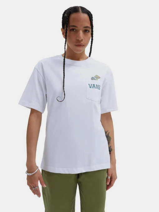 Футболки и поло Vans Better Daze Pocket Tee Dusk Downer модель VN000ADFWHT1 Фото