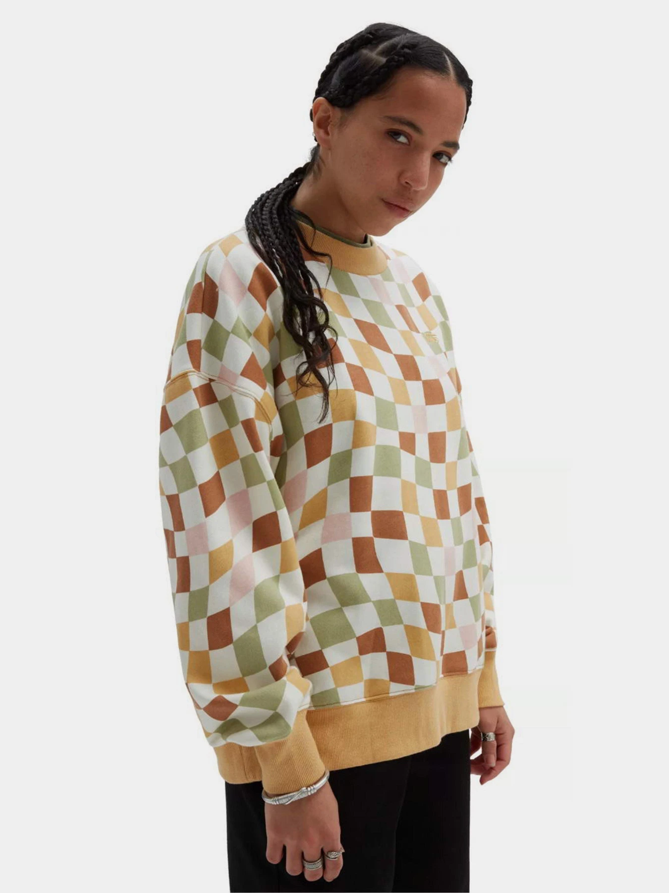 Худі та світшоти Vans Club Slouchy Crew модель VN000A7HOC21 Худі та світшоти Vans Club Slouchy Crew модель VN000A7HOC21 Фото
