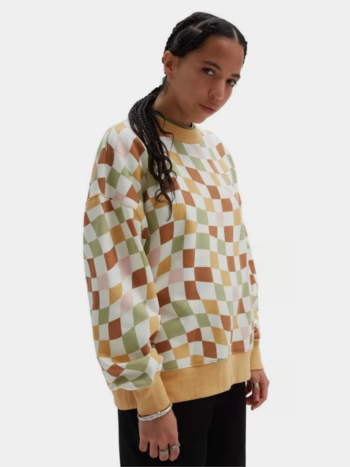 Худи и свитшоты Vans Club Slouchy Crew модель VN000A7HOC21 Фото