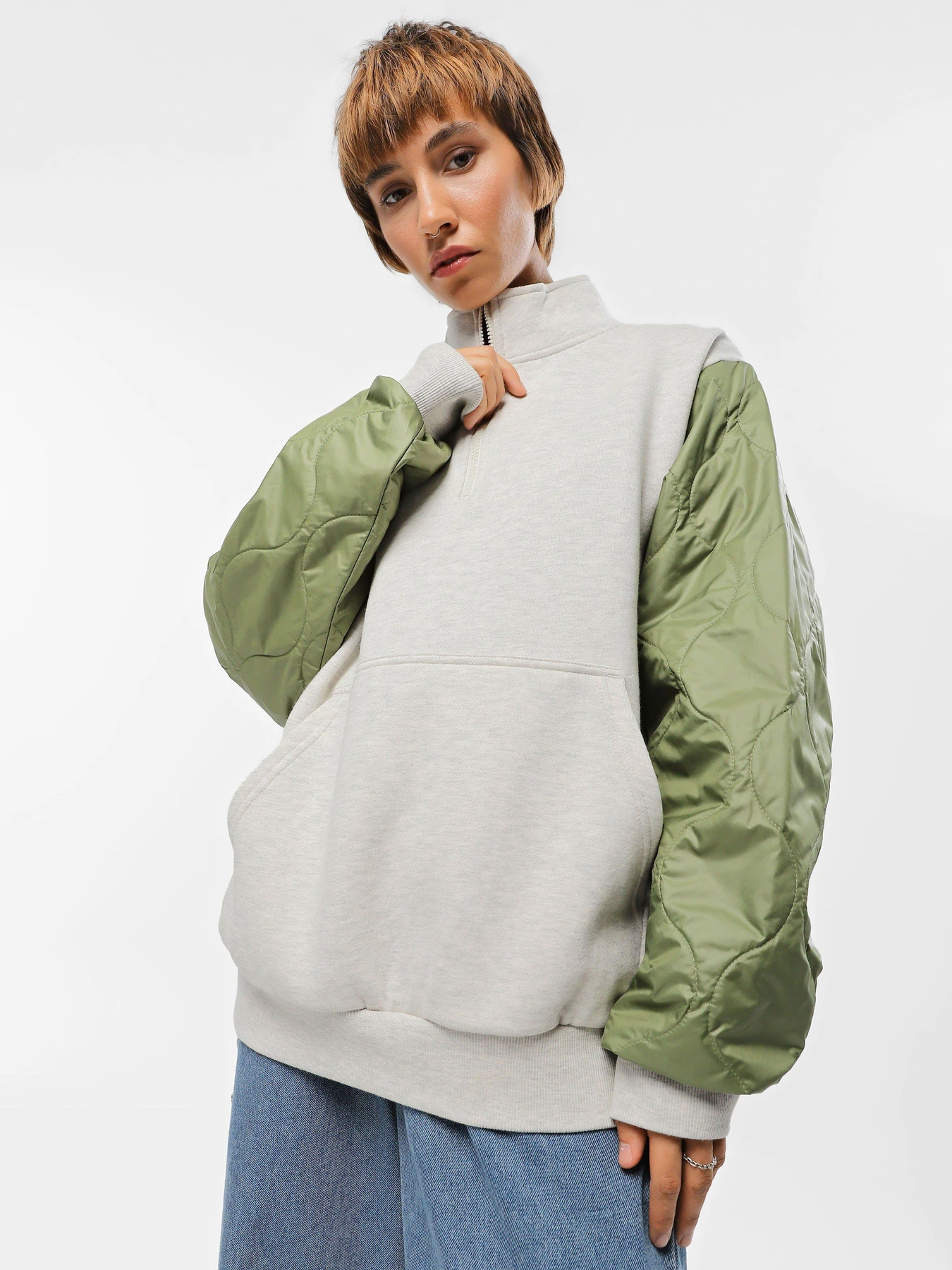 Худі та світшоти Vans Peake Mock Half-Zip модель VN000A6JOHC1 Худі та світшоти Vans Peake Mock Half-Zip модель VN000A6JOHC1 Фото