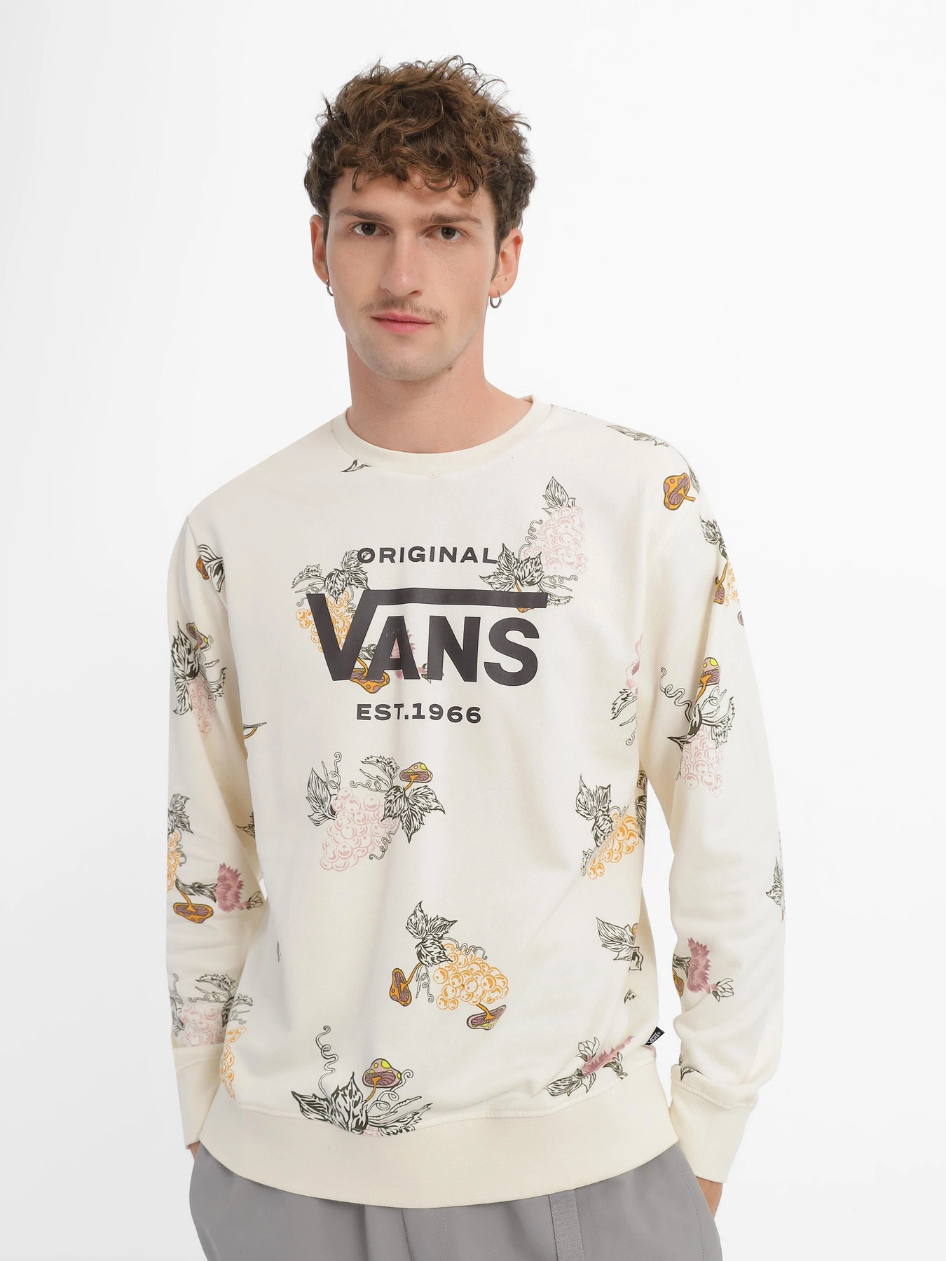 Худи и свитшоты Vans All Over Print Crew Fleece модель VN000ARY3KS1 Худи и свитшоты Vans All Over Print Crew Fleece модель VN000ARY3KS1 Фото