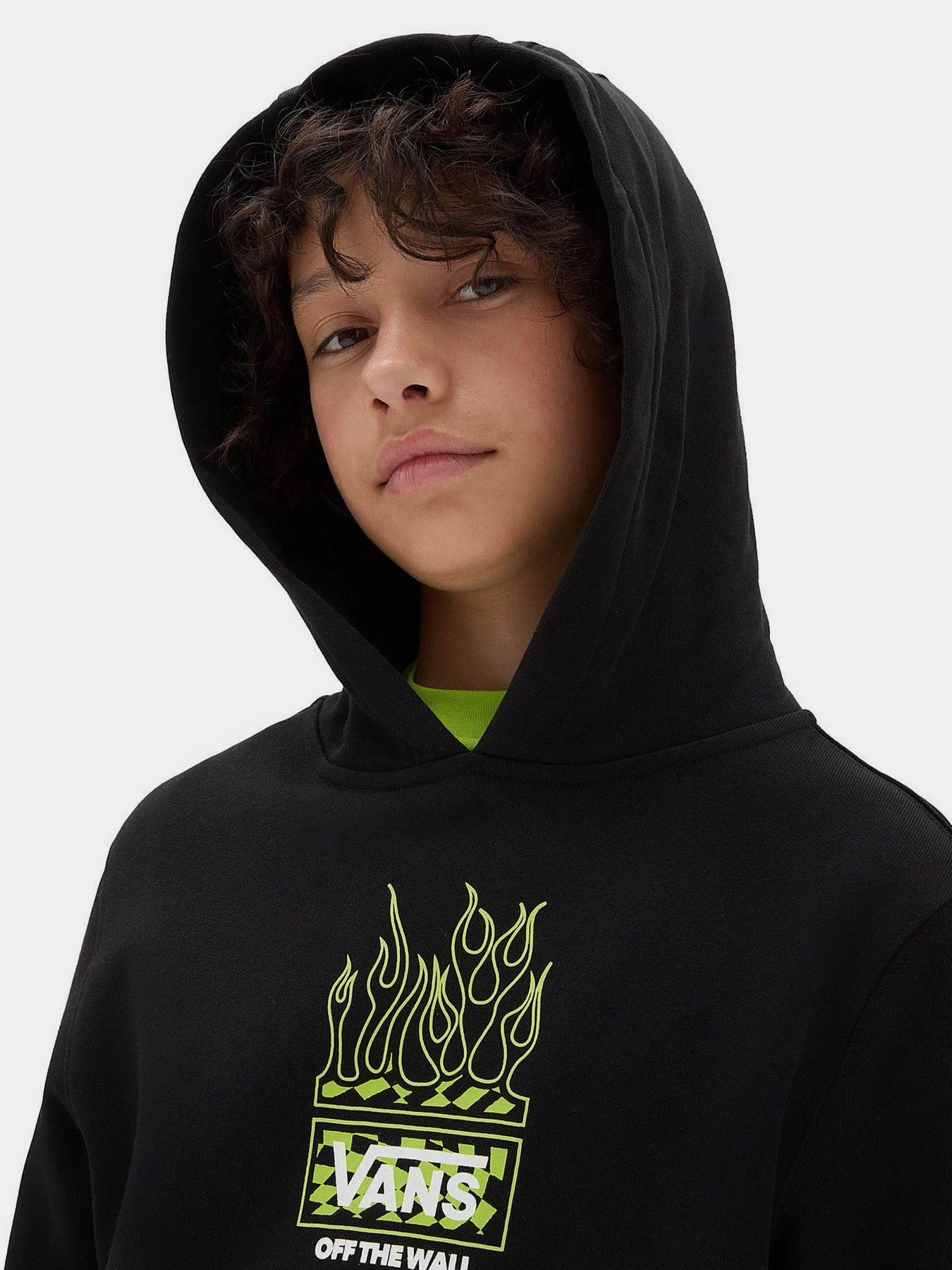 Худі та світшоти Vans Neon Flames модель VN00087QBLK1 Худі та світшоти Vans Neon Flames модель VN00087QBLK1 Фото