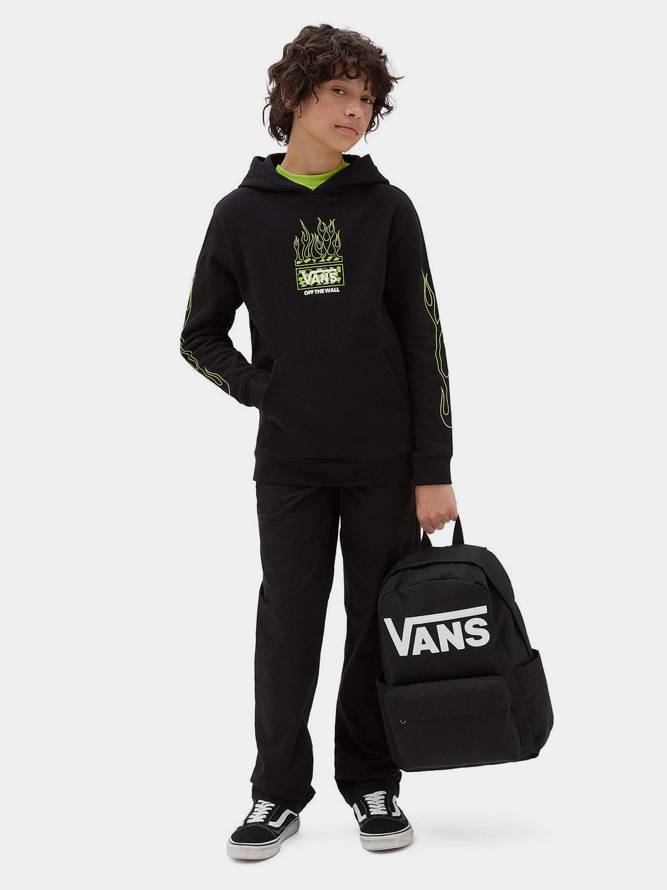 Худі та світшоти Vans Neon Flames модель VN00087QBLK1 Худі та світшоти Vans Neon Flames модель VN00087QBLK1 Фото