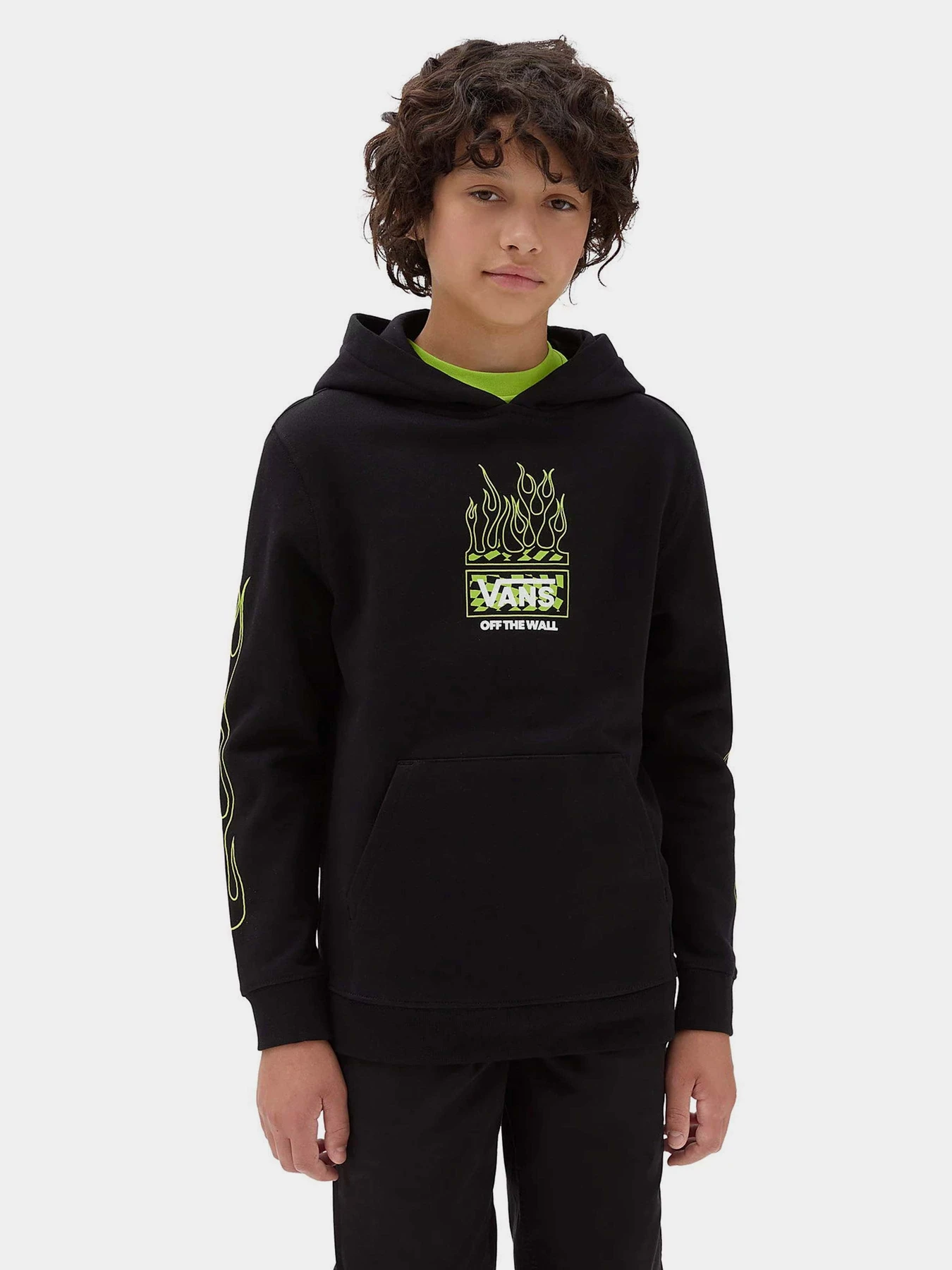 Худі та світшоти Vans Neon Flames модель VN00087QBLK1 Худі та світшоти Vans Neon Flames модель VN00087QBLK1 Фото