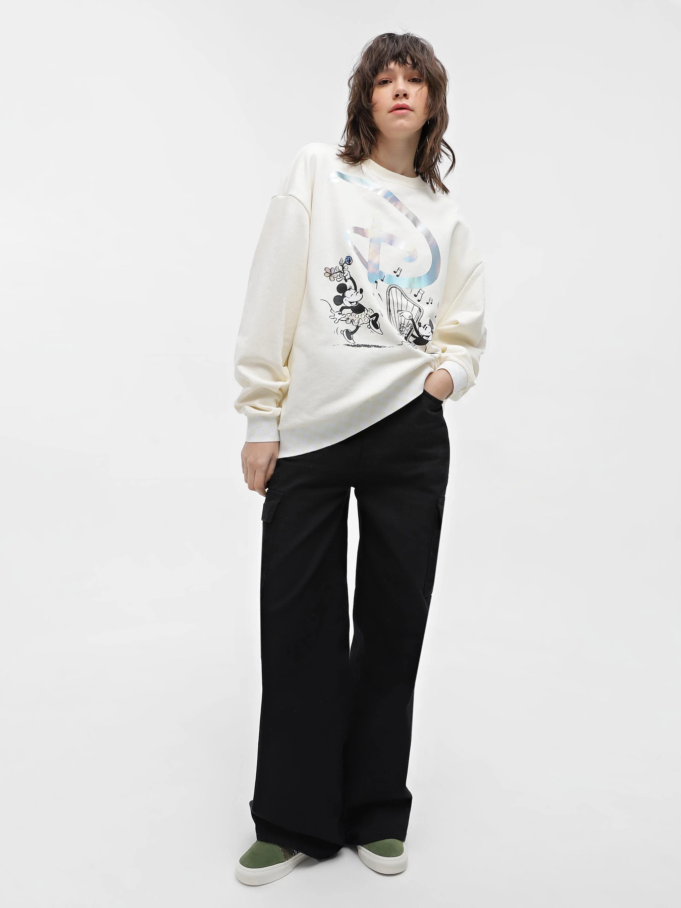 Худі та світшоти Vans x Disney Swan Song Oversized модель VN000FZE3KS1 Фото