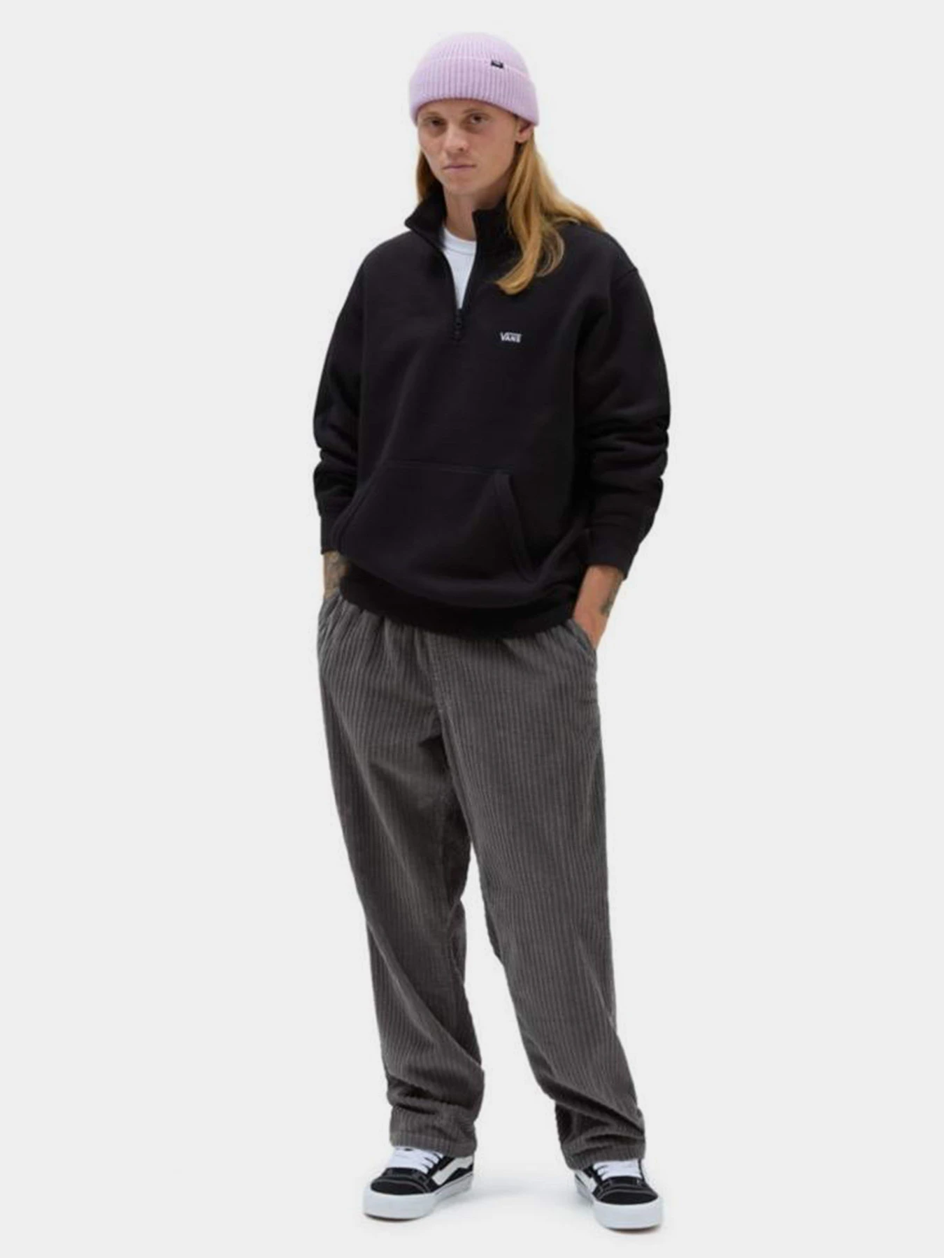 Худи и свитшоты Vans ComfyCush Quarter Zip модель VN000AB8BLK1 Худи и свитшоты Vans ComfyCush Quarter Zip модель VN000AB8BLK1 Фото