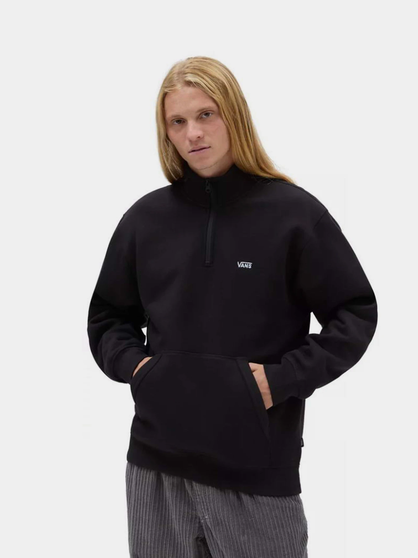 Худи и свитшоты Vans ComfyCush Quarter Zip модель VN000AB8BLK1 Худи и свитшоты Vans ComfyCush Quarter Zip модель VN000AB8BLK1 Фото