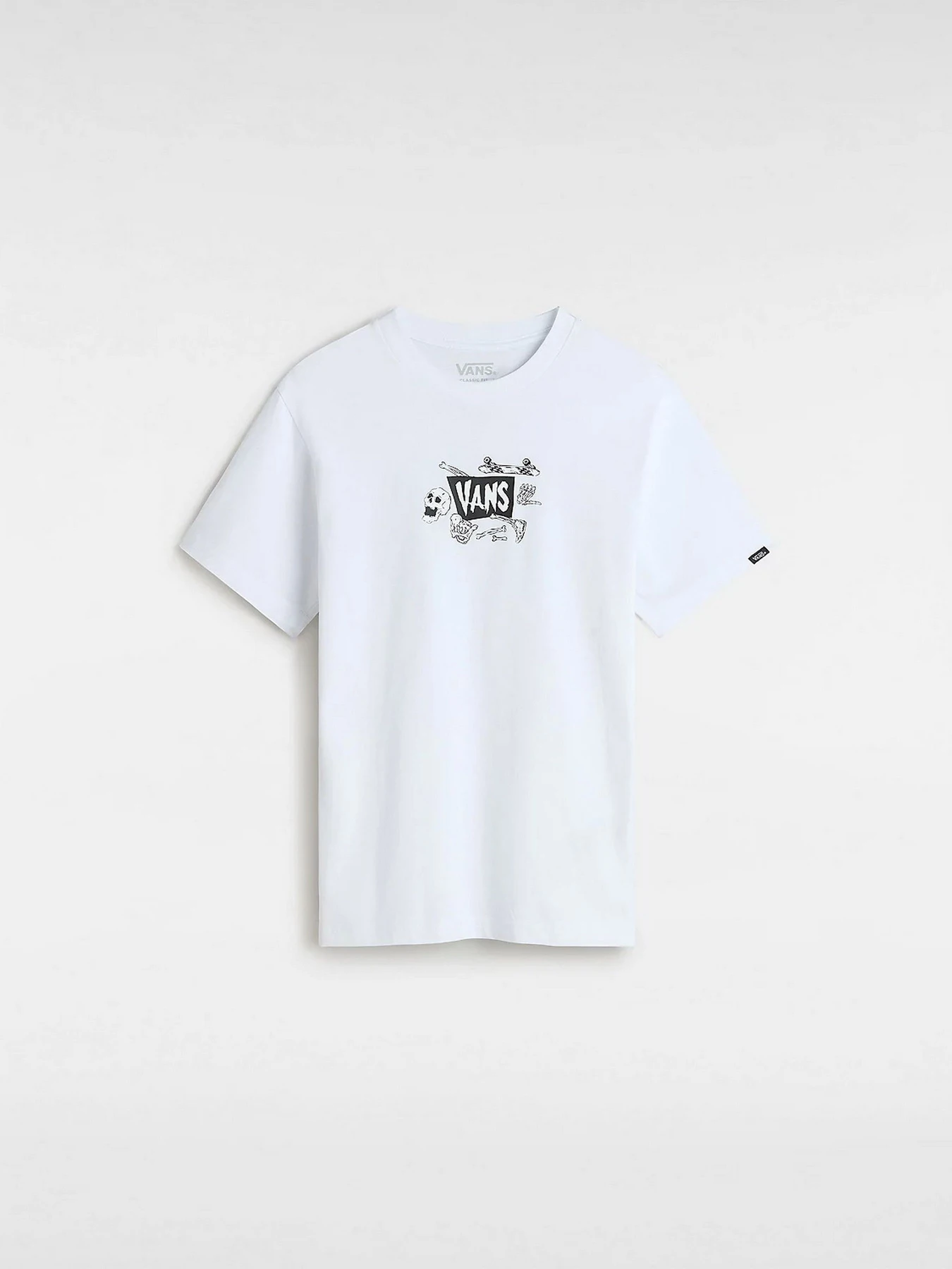 Футболки і поло Vans Skeleton модель VN000GDEWHT1 Футболки і поло Vans Skeleton модель VN000GDEWHT1 Фото