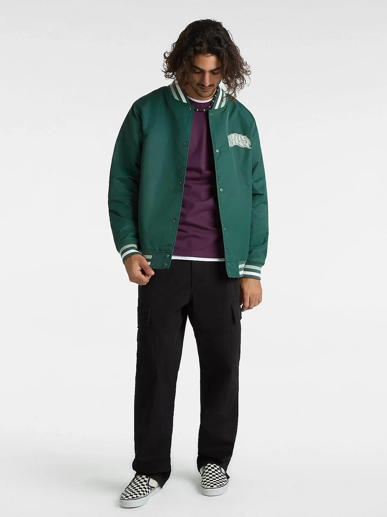 Куртки и дубленки Vans Dunton Baseball модель VN000G81BDX1 Куртки и дубленки Vans Dunton Baseball модель VN000G81BDX1 Фото