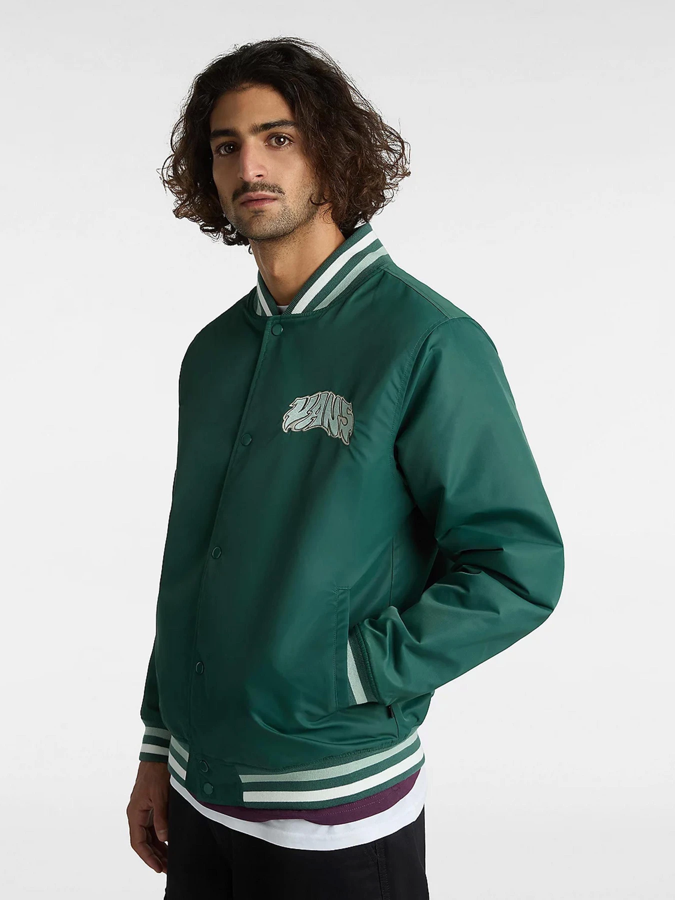 Куртки и дубленки Vans Dunton Baseball модель VN000G81BDX1 Куртки и дубленки Vans Dunton Baseball модель VN000G81BDX1 Фото