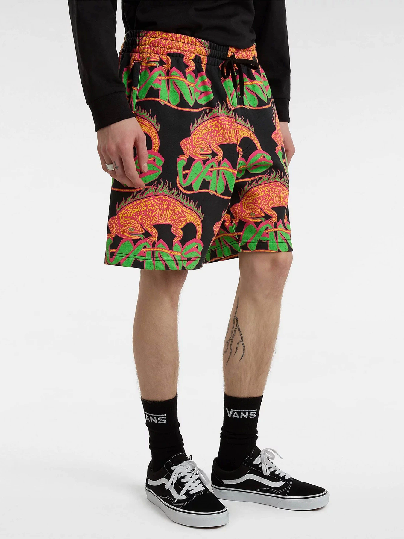 Шорти Vans Chameleon Loose Fleece модель VN000G72BLK1 Фото