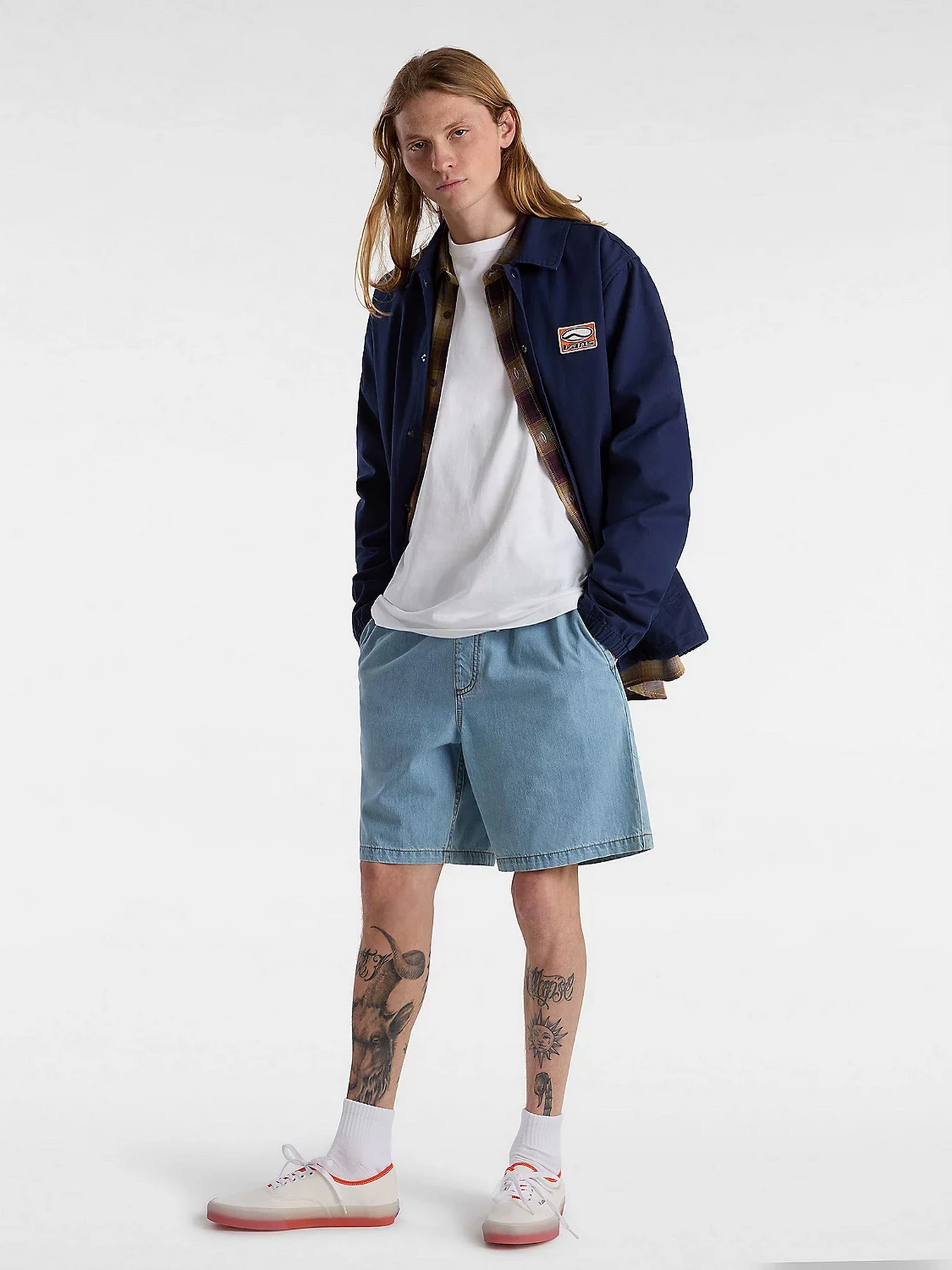 Шорты Vans Range Denim Relaxed модель VN000G6UCDX1 Фото
