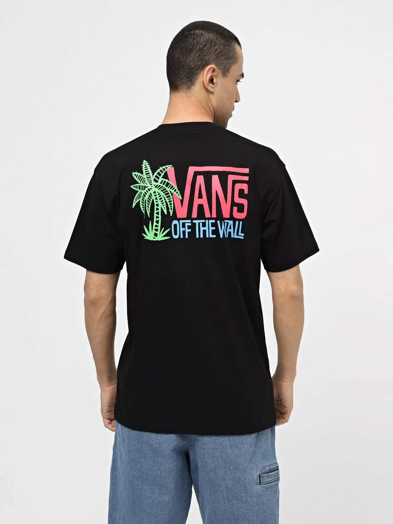 Футболки и поло Vans Palm Lines модель VN000G58BLK1 Фото