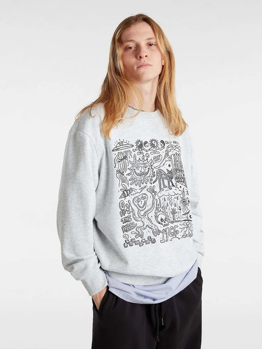 Худи и свитшоты Vans Skool Doodle модель VN000JDT1QI1 Фото