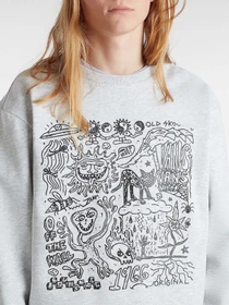 Худи и свитшоты Vans Skool Doodle модель VN000JDT1QI1 Фото