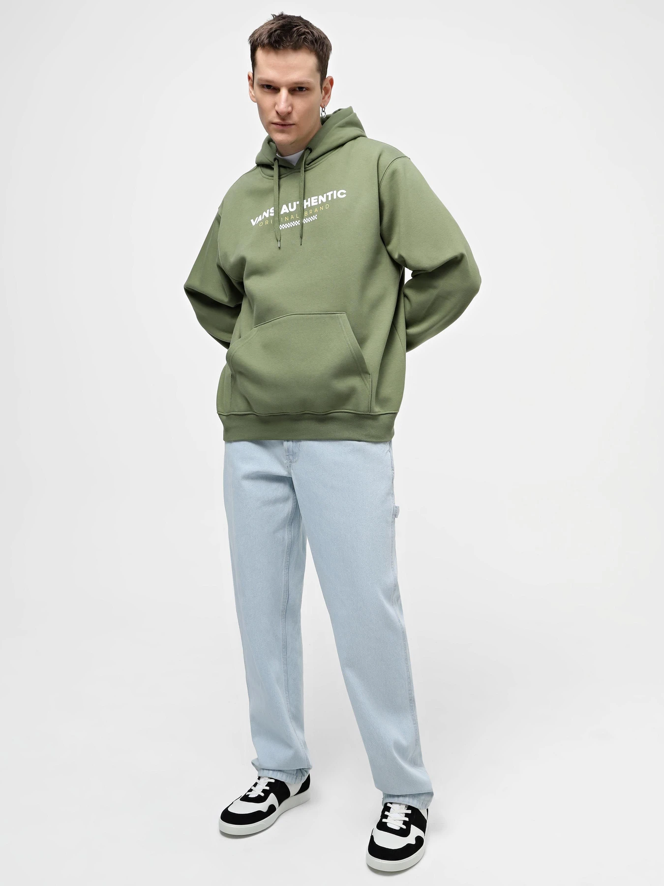 Худи и свитшоты Vans Sport Loose Fit Fleece модель VN000H5KAMB1 Худи и свитшоты Vans Sport Loose Fit Fleece модель VN000H5KAMB1 Фото