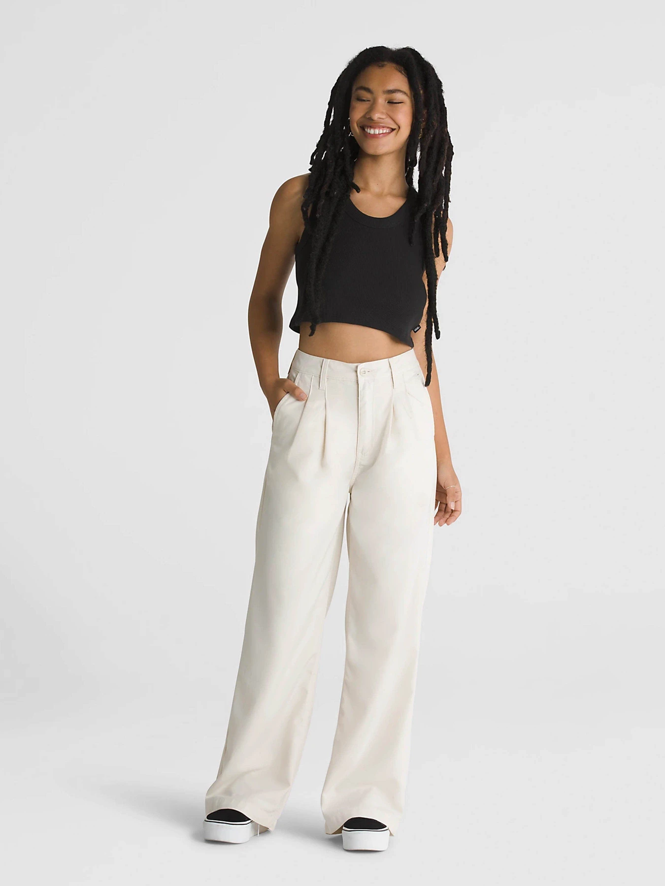 Штани Vans Alder Relaxed Pleated модель VN000GA0DJR1 Штани Vans Alder Relaxed Pleated модель VN000GA0DJR1 Фото