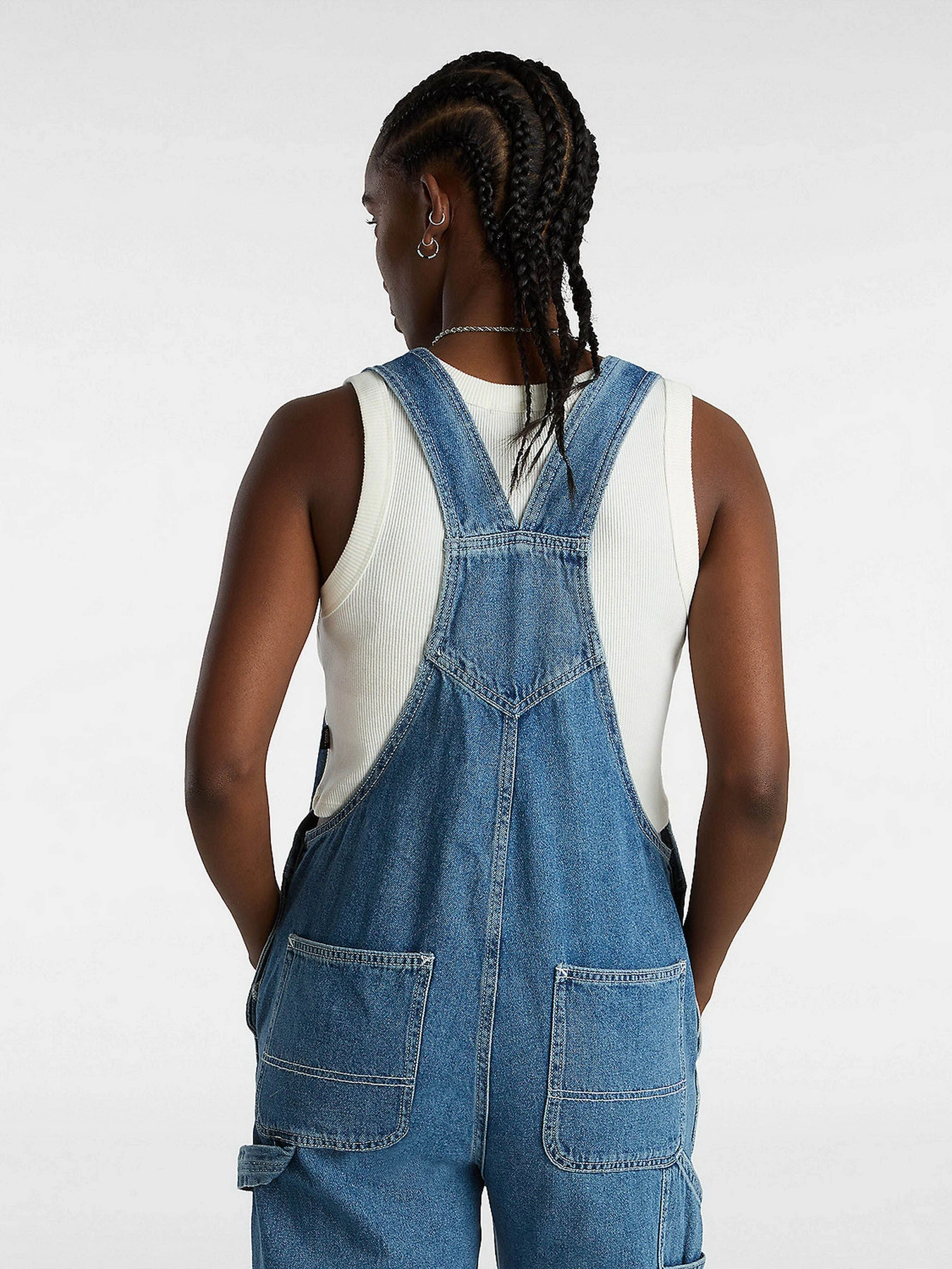 Комбінезони Vans Ground Work Denim Overall модель VN000F7E7W61 Комбінезони Vans Ground Work Denim Overall модель VN000F7E7W61 Фото