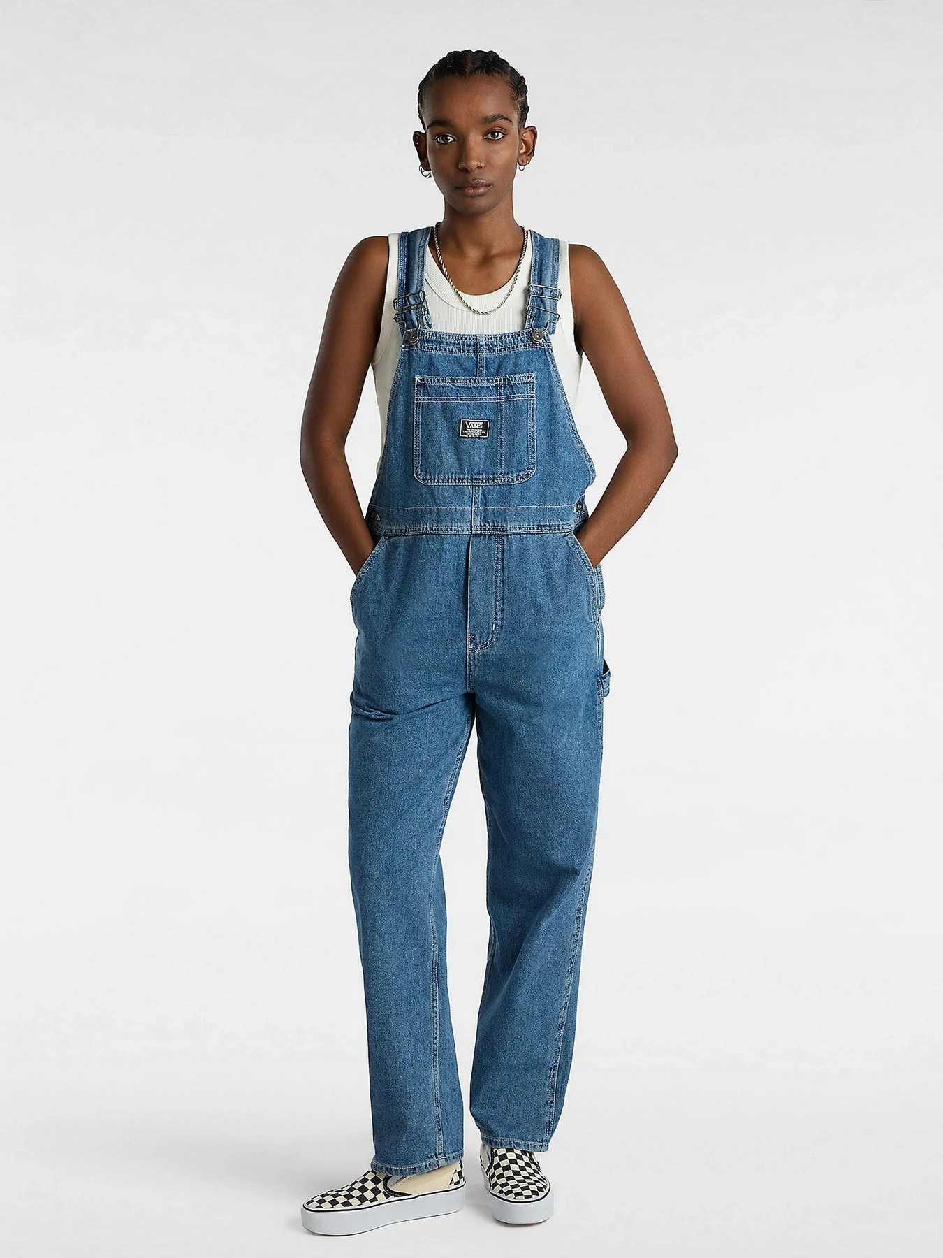 Комбінезони Vans Ground Work Denim Overall модель VN000F7E7W61 Комбінезони Vans Ground Work Denim Overall модель VN000F7E7W61 Фото