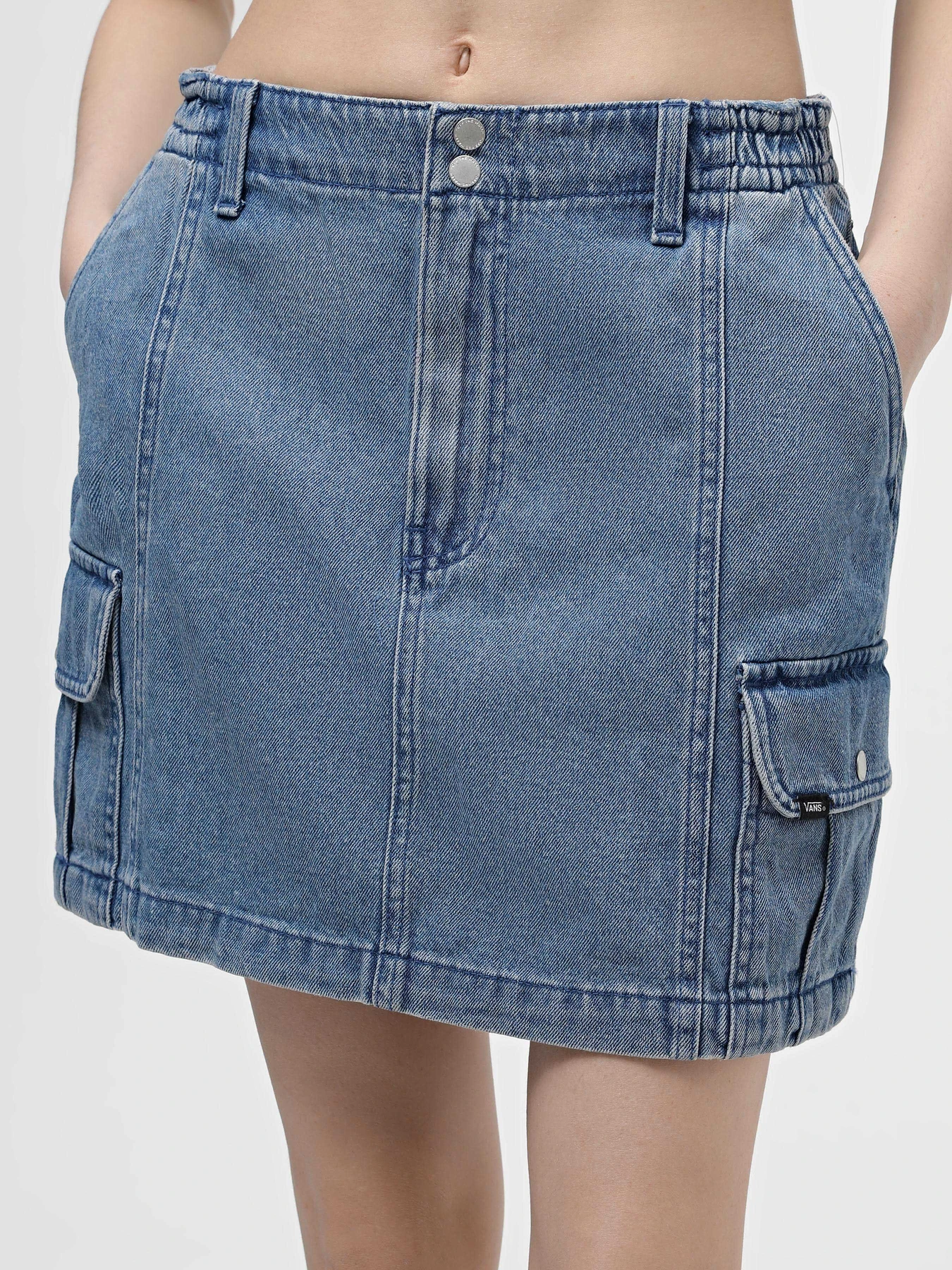 Юбки Vans Sidewalk Denim модель VN000GJE7W61 Юбки Vans Sidewalk Denim модель VN000GJE7W61 Фото