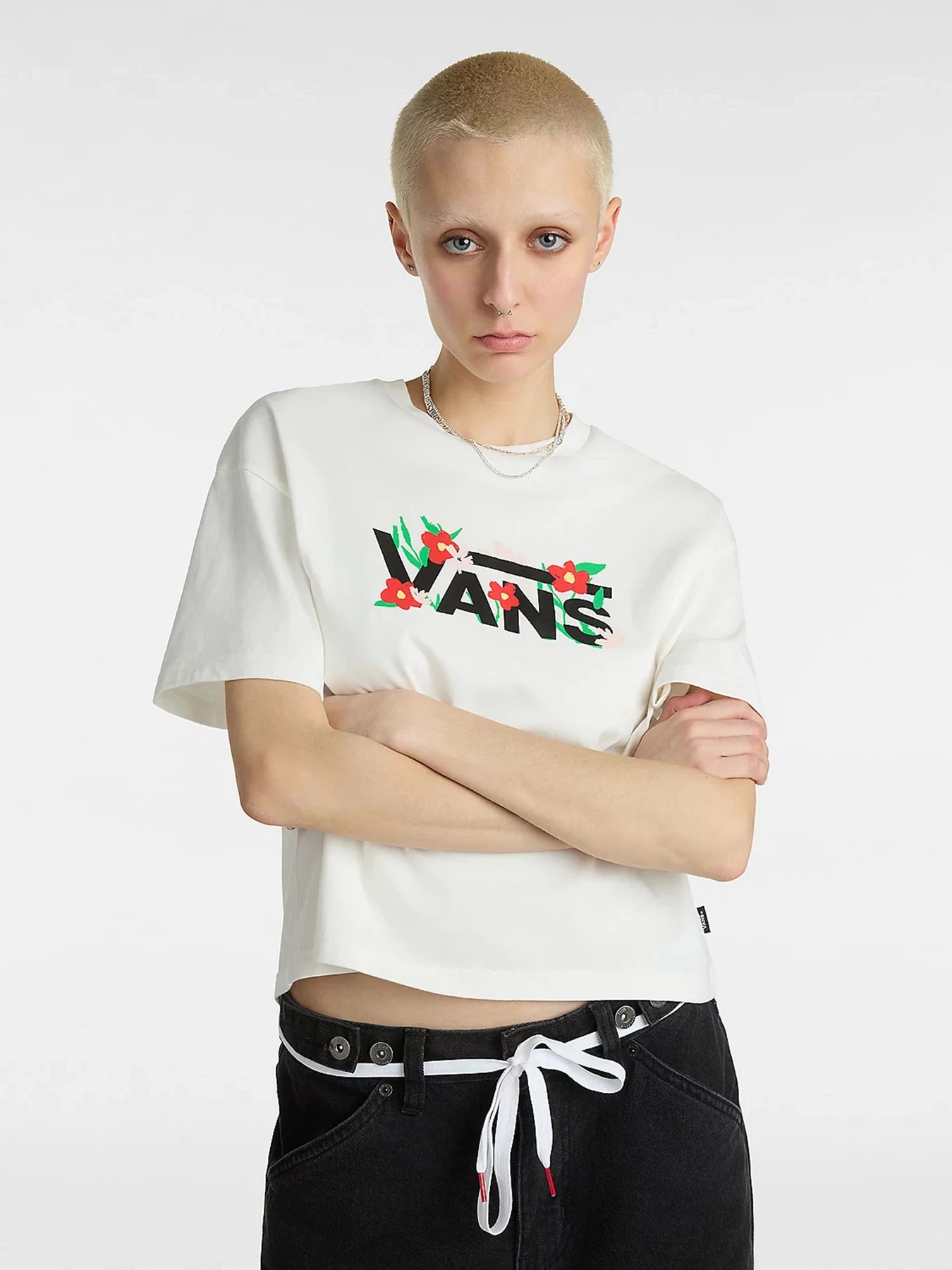 Футболки і поло Vans Fleurs OS Crop модель VN000JG7FS81 Фото